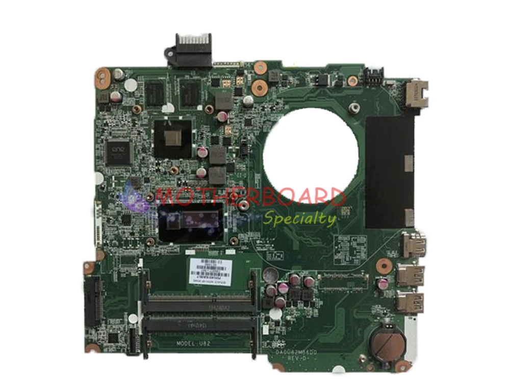 Vieruodis для HP 15 series n005TX материнская плата ноутбука SR170 i5 4200U CPU DA0U82MB6D0 736377 001