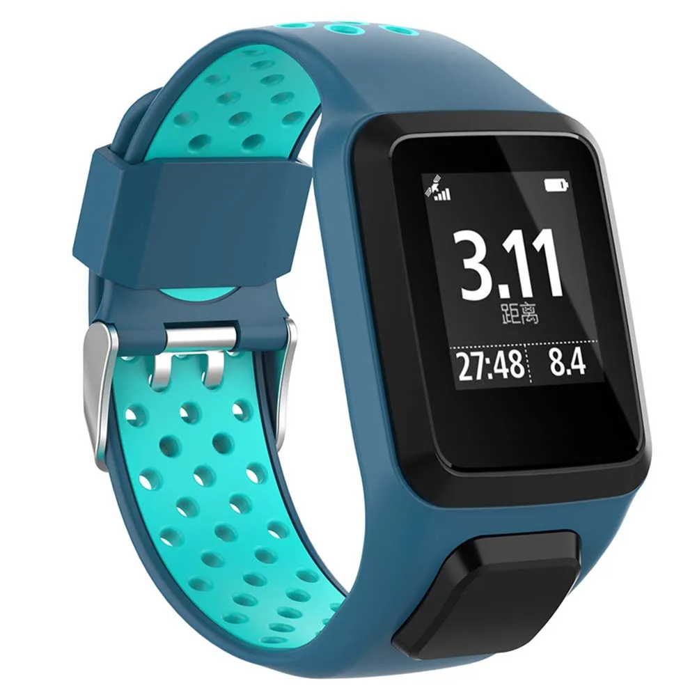 Силиконовый сменный ремешок на запястье ремешок для TomTom 2 3 серии Runner 2 3 Spark серии Golfer 2 Adventurer gps часы