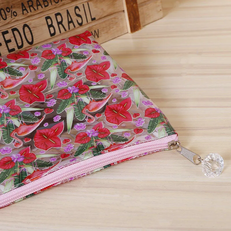 PVC Cosmetic Bag Transparent Waterproof Wash Cosmetic Bag Storage Finishing Package