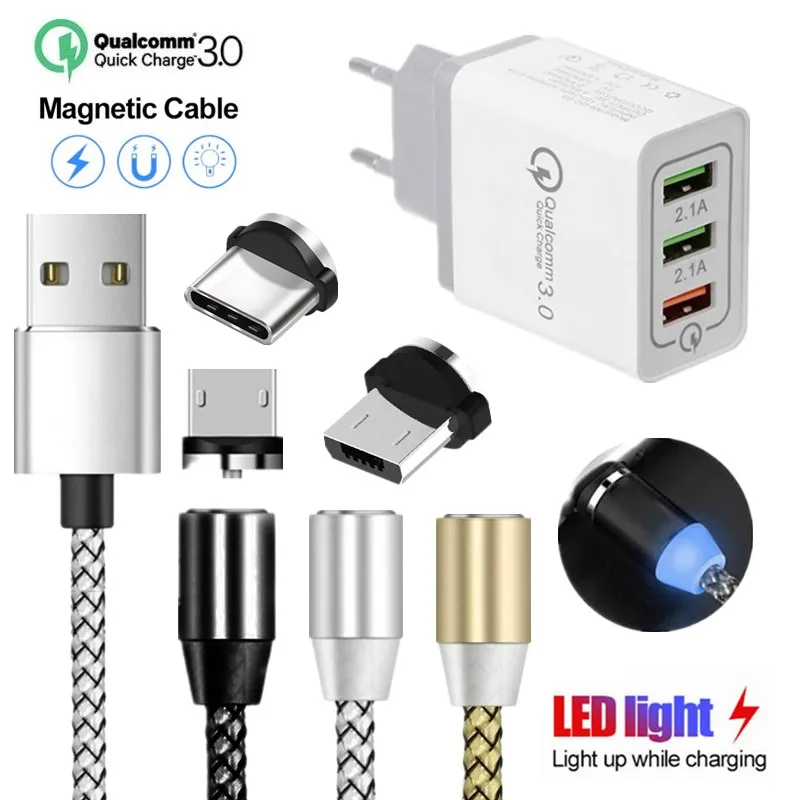 Быстрое зарядное устройство 3 0 USB для iphone samsung Xiaomi huawei mate 20 X lite P30 pro honor 10 8S 8A 8C