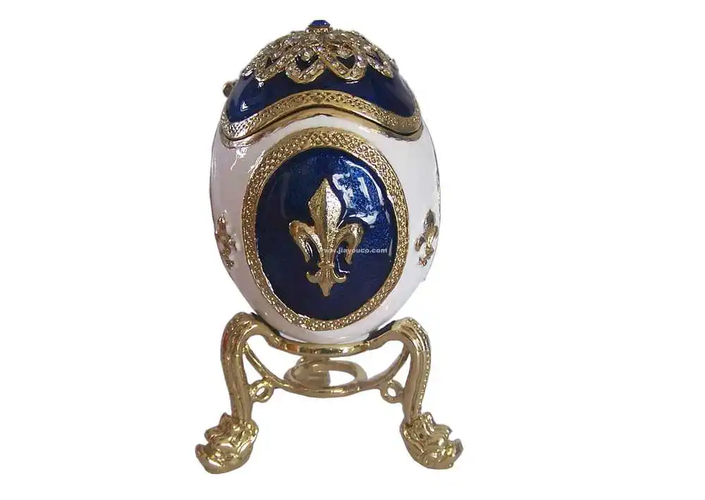 Russian faberge style egg jewelry box bejeweled egg trinket box Russian royal crafts.jpg
