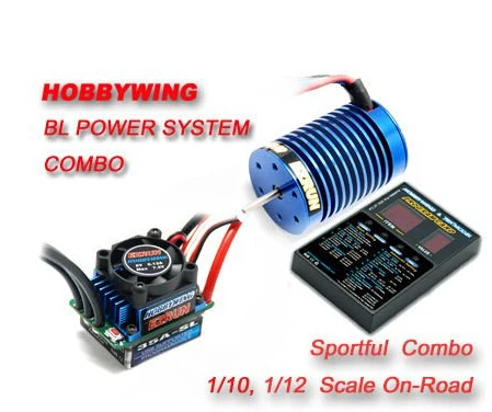 

hobbywing EZRUN 13T/3000KV Brushless Motor 35A ESC Combo for 1/10 Car  +Free shipping