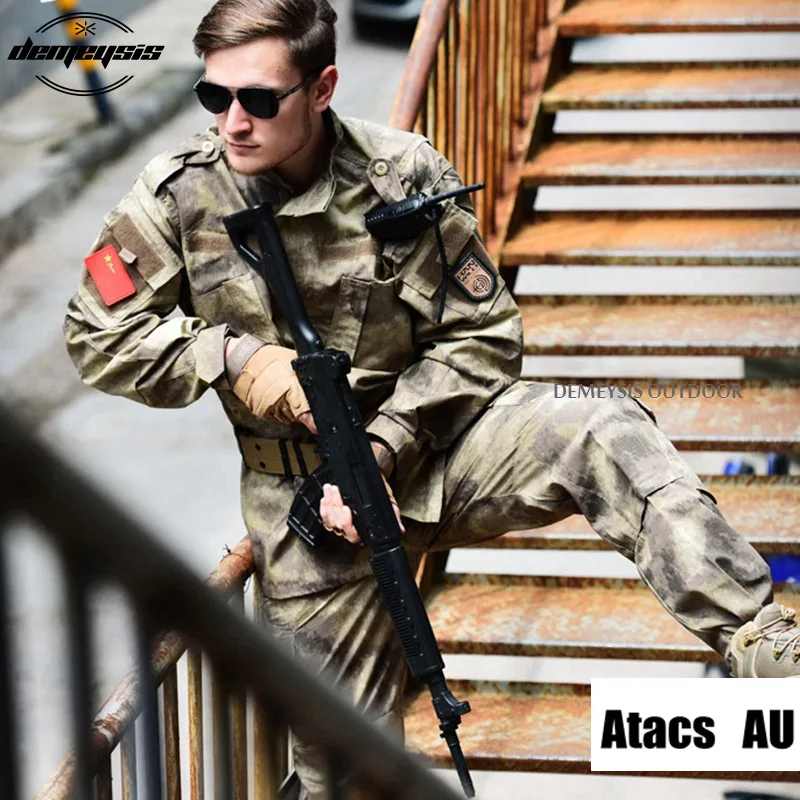  12 Colors Camouflage Military Tactical Suits Army Military Uniform Combat Airsoft Uniform Jacket + 