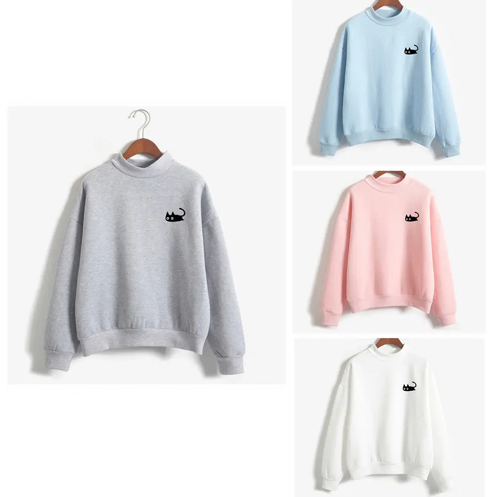 التطريز القط الطباعة هوديس بلوزات harajuku طاقم الرقبة البلوز النساء الملابس Feminina فضفاض الصوف البلوز البلوز الدافئة التطريز القط الطباعة هوديس بلوزات harajuku طاقم الرقبة البلوز النساء الملابس Feminina فضفاض الصوف البلوز البلوز الدافئة