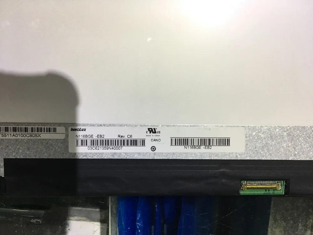 Tela Lcd para Asus X206 X206h X205 X205t X205ta-dh01 116 Polegadas 1366x768 Wxga hd Edp 30 Pinos B116xtn02.3 - Imagem 2