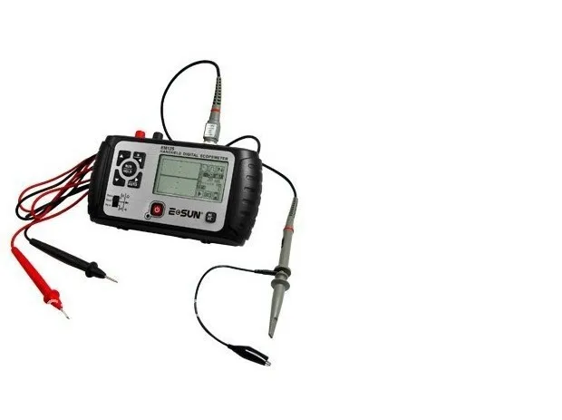 

Free shipping ! 2 in1 Mini Oscilloscope+Multimeter (Voltmeter Ohmmeter Capacitance tester) Digital handheld scopemeter