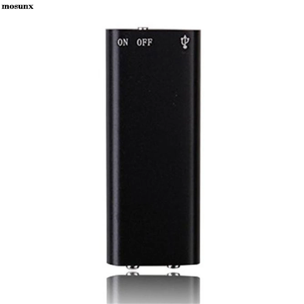 Mosunx Mini Hifi 150Hr USB 8 ГБ Цифровой диктофон Диктофон MP3 плеер Запись голоса u диск Прямая