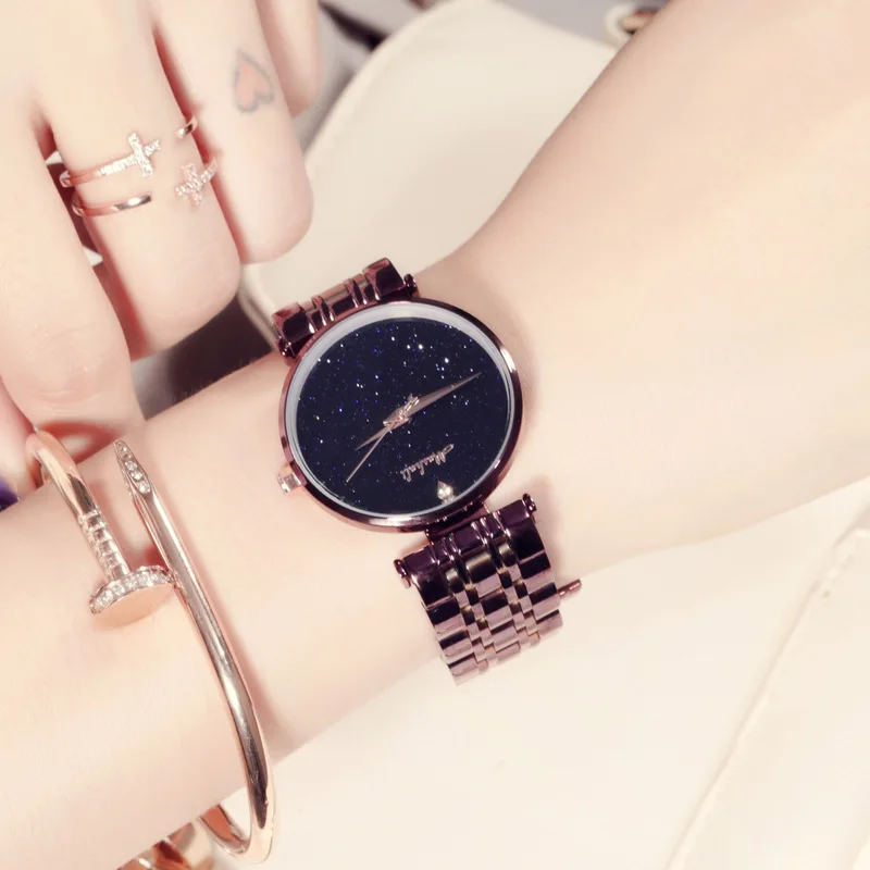 

Simple fashion new lady watch dream star face simple fashion watch
