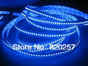 Бесплатная доставка 5 м Катушка 24 В 3528 SMD 240 светодиодов/метр синего цвета