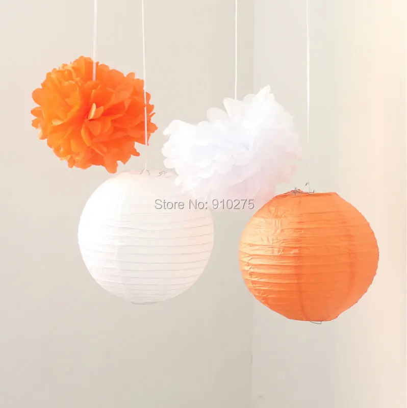 6 Pieces Papier De Soie Blanc Orange Melange Pompons Et Lanterne En Papier Guirlande De Mariage Fete D Anniversaire Evenement Festival Vacances Decoration Aliexpress 6 Pieces Papier De Soie Blanc Orange Melange Pompons Et Lanterne En Papier Guirlande De Mariage Fete D Anniversaire Evenement Festival Vacances Decoration Aliexpress