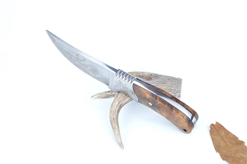 CHACHEKA Тактический охотничий нож из нержавеющей стали с кобурой 57HRC фиксированным лезвием для кемпинга, рыбалки, инструменты для выживания, EDC
