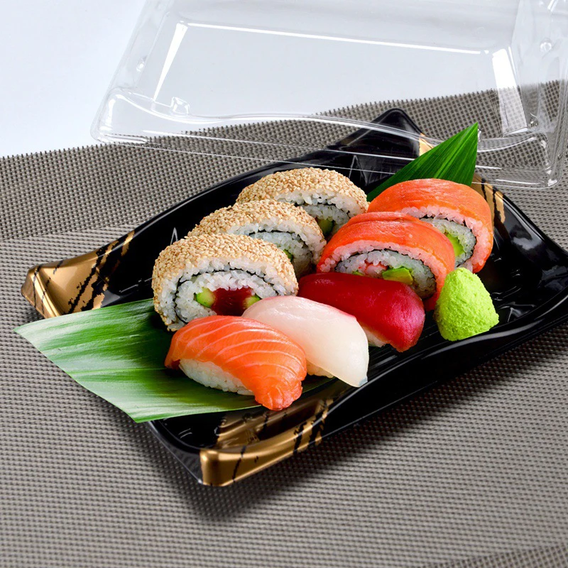 Disposable Takeaway Sushi Packing Box Japanese Restaurant Sashimi