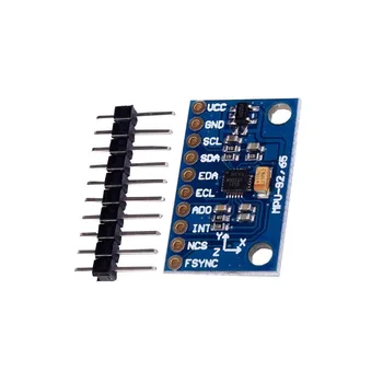 

1Set SPI IIC/I2C GY-9250 MPU 9250 MPU-9250 9-Axis Attitude +Gyro+Accelerator+Magnetometer Sensor Board Module MPU9250 3-5V Power