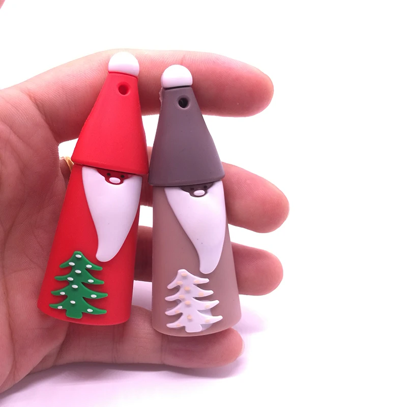 USB флеш-накопитель снеговик/Рождественская елка, 4 ГБ, 8 ГБ, 16 ГБ, 32 ГБ, 64 ГБ, карта памяти Санта-Клауса, рождественский подарок, флешка