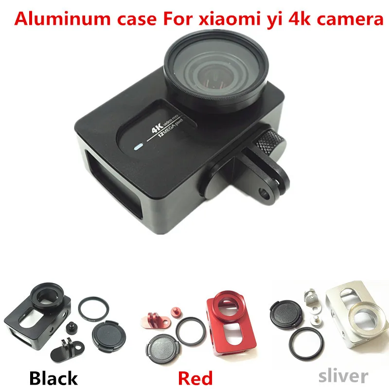 

2019 New Accessories Aluminum Frame Protective Case Mount+37mm UV Filter With Cover For Xiaomi Yi 4K For Xiaoyi 4k+/yi lite