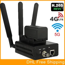 URay 3G 4G LTE HD 3G SDI ke IP Streaming Encoder H.265 H.264 RTMP RTSP UDP HLS 1080P Encoder H265 / H264 Support FDD TDD Untuk Live