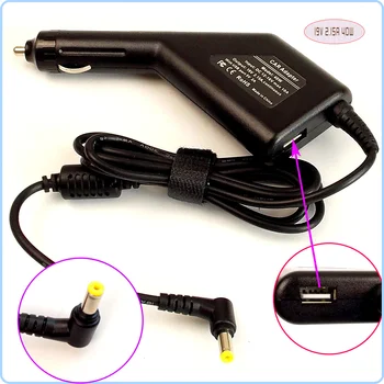 Laptop Car DC Adapter Charger Power Supply + USB Port for Gateway Mini PC 11.6'' NetbookLaptop