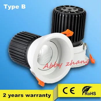 

CREE Chip LED Downlight COB 15W Dimmable Round Square double Ceiling Recessed Down Lights Lamp Kitchen Shops Stores Downlights