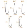 Easy Catch 100pcs 34007 Stainless Steel White Big Extra Long Shank Fishing Hooks Size 1/0 2/0 3/0 4/0 5/0 6/0 7/0 8/0 9/0 10/0 ► Photo 2/5