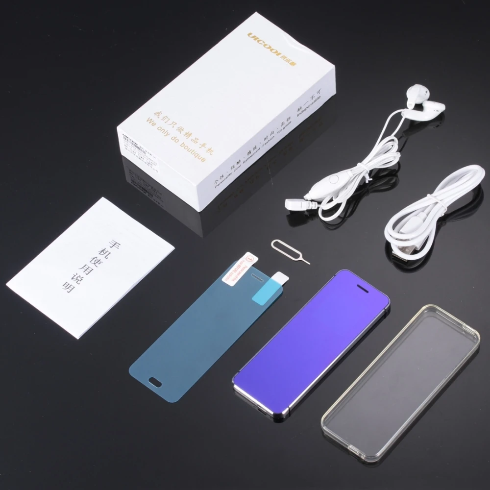 ULCOOL V36 карты мобильного телефона 1,54 дюйма MTK6261D Поддержка сенсорные клавиши Bluetooth 2,0 FM анти-потерял GSM мобильный телефон на две sim-карты