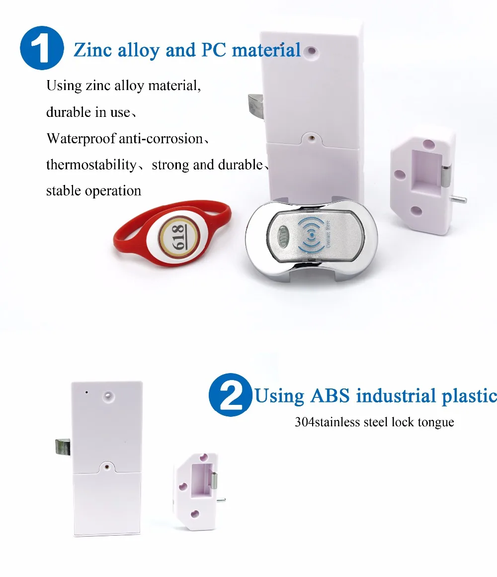 Тренажерный зал без ключа RFID карты замок шкафа электронный магнитный шкафчик замок с одной бесплатной картой