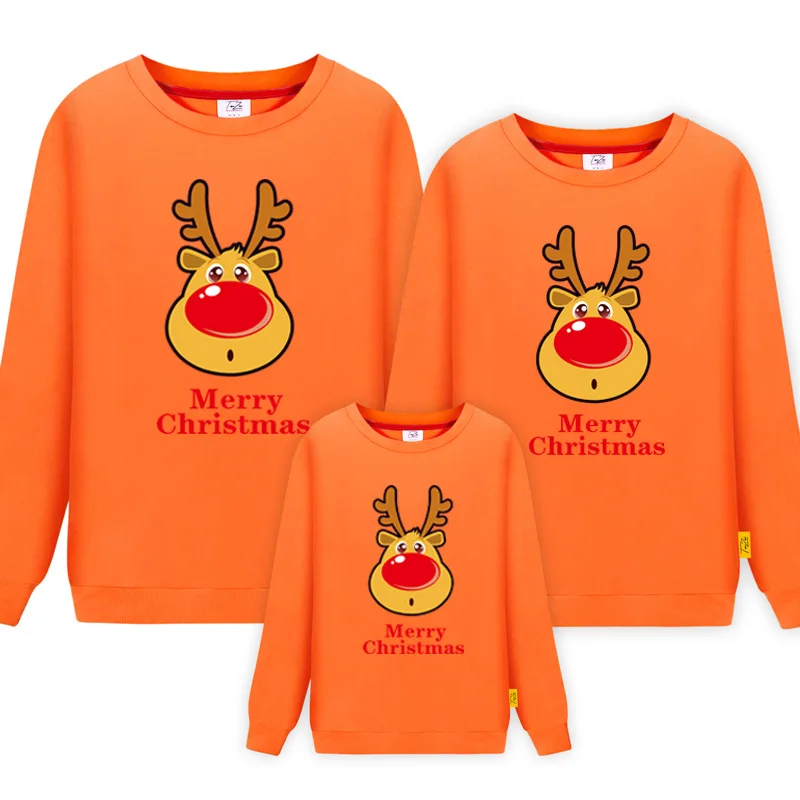 Новинка года; одинаковые комплекты для семьи; Зимний Рождественский свитер; одежда для детей; футболка для мамы, папы, ребенка, мальчика и девочки; одежда для всей семьи - Цвет: see chart