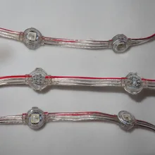 Прибор приемно-SK6812 полноцветный RGB DC5V IP68 Светодиодная лента 5 см расстояние между проводами; для выведения токсинов, 40 шт в нитке