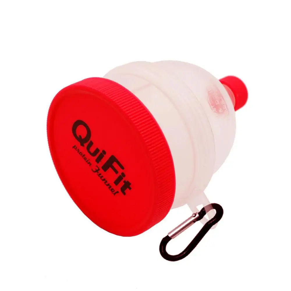QuiFit 2 Layers Powder Container With Buckle Whey Protein Storage