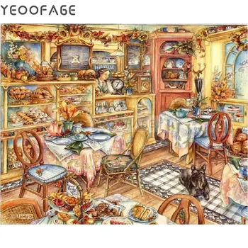 

Needlework Full square diamond embroidery bakery diamond mosaic Home Decoration diy 5d diamond painting Cross Stitch picture