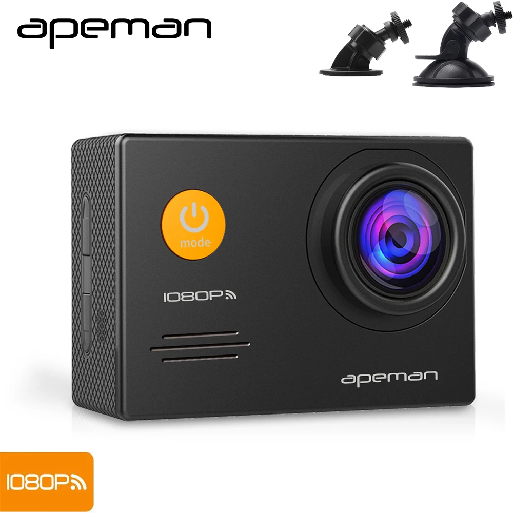 Apeman A70 1080P Dash Cam Video Recorder Wifi 2.0 Inch LCD