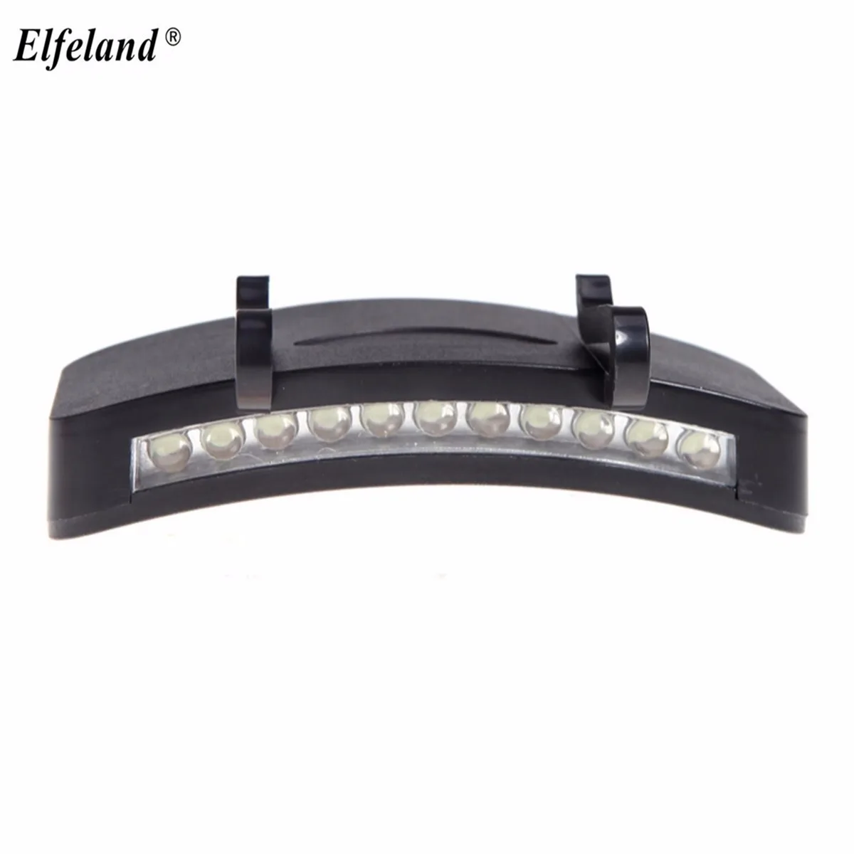 Hot sale 11 LED Clip On Caplight White Light Cycling