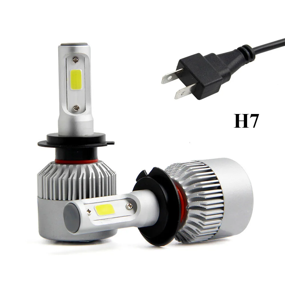 KAKUDER H7 110 Вт 16000лм светодиодный комплект передних фар для автомобиля лампа дальнего света 6000K светодиодный фонарь