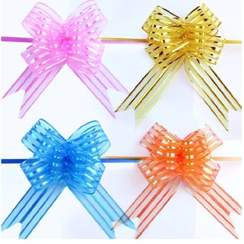 

Pull flower 5CM*80CM snow yarn hand flower Exquisitely creative butterfly hand drawing car door handle pull garland gift package