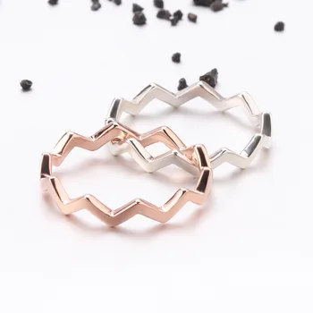 

Classic Sterling Silver Plain Ring with Pure Silver 925 with Box