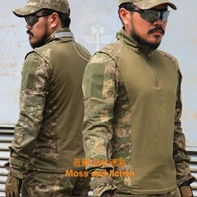 All terrain Moss and lichen Sand camo Iron camo Tactical Ombat TDU Rapid Assault Mountaineering Shirt
