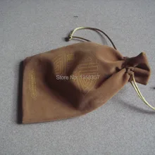 100 шт. высокого качества бархат Ювелирные Изделия Drawstring сумки на заказ 10*12 см подарочные пакеты с 1 цвет печати и включают ePacket