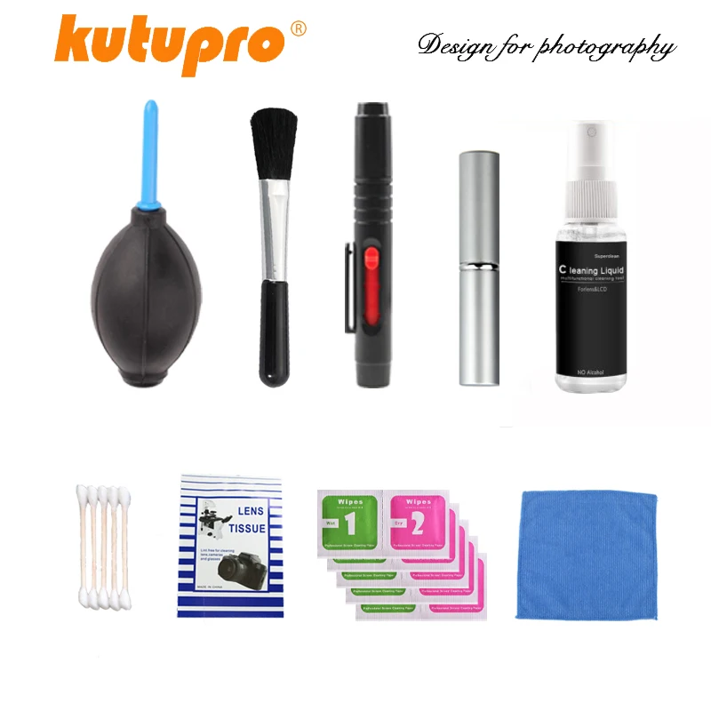 

Camera cleaning suits SLR camera lens professional cleaning brush mirror paper blowing camera lens wiping cloth screen clean kit