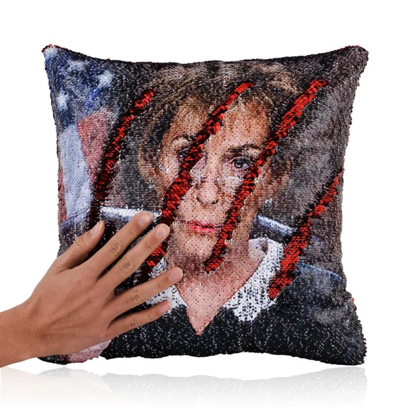 

Meijuner DIY figure sequin pillow magic pillowcase 40X40cm color double-sided pillowcase home pillow cases
