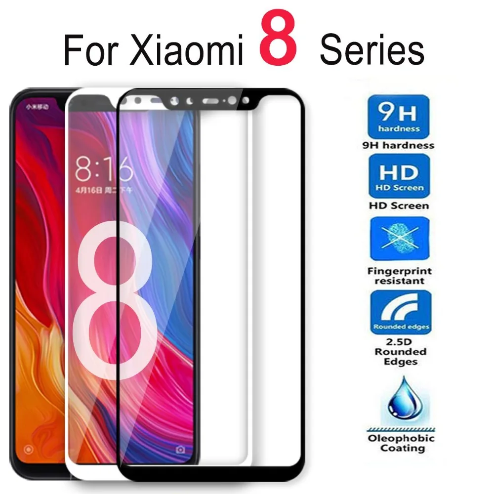 Защитное стекло для Xiaomi mi 8 lite light | экрана xiomi xaomi se pro mi8 mi8lite mi8se mi8pro|Защитные стёкла