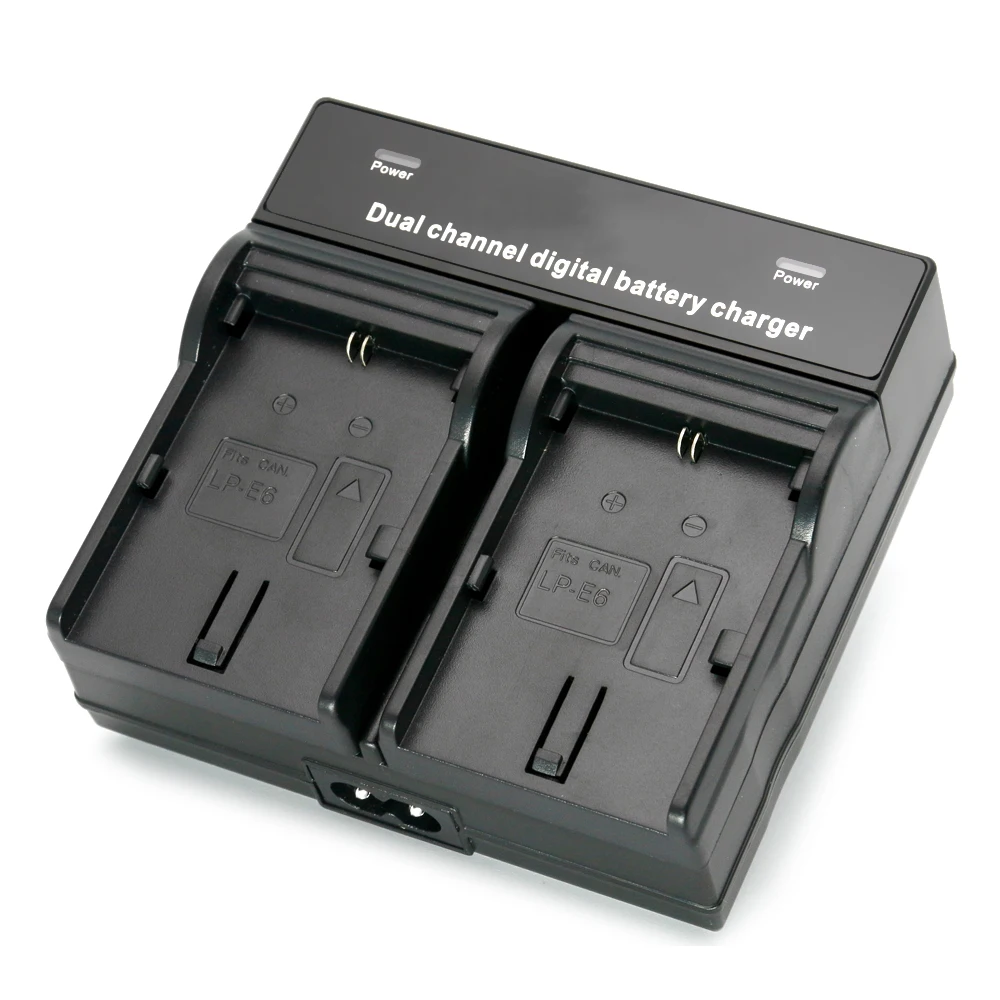 LP-E6 LP E6 LPE6 Цифровое зарядное двойной Зарядное устройство для цифровой однообъективной зеркальной камеры Canon EOS 5DS 5D Mark II Mark III 6D 7D 60D 60Da 70D 80D DSLR EOS 5DSR Камера
