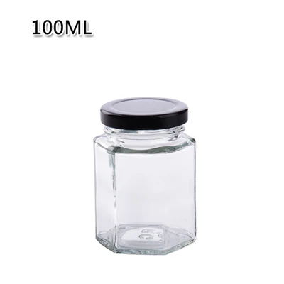 Кухня многофункциональная герметичная банка прозрачное стекло зерно для хранения специй бутылка мед закуски герметичный бак контейнер LX2271752 mx - Цвет: 100ml