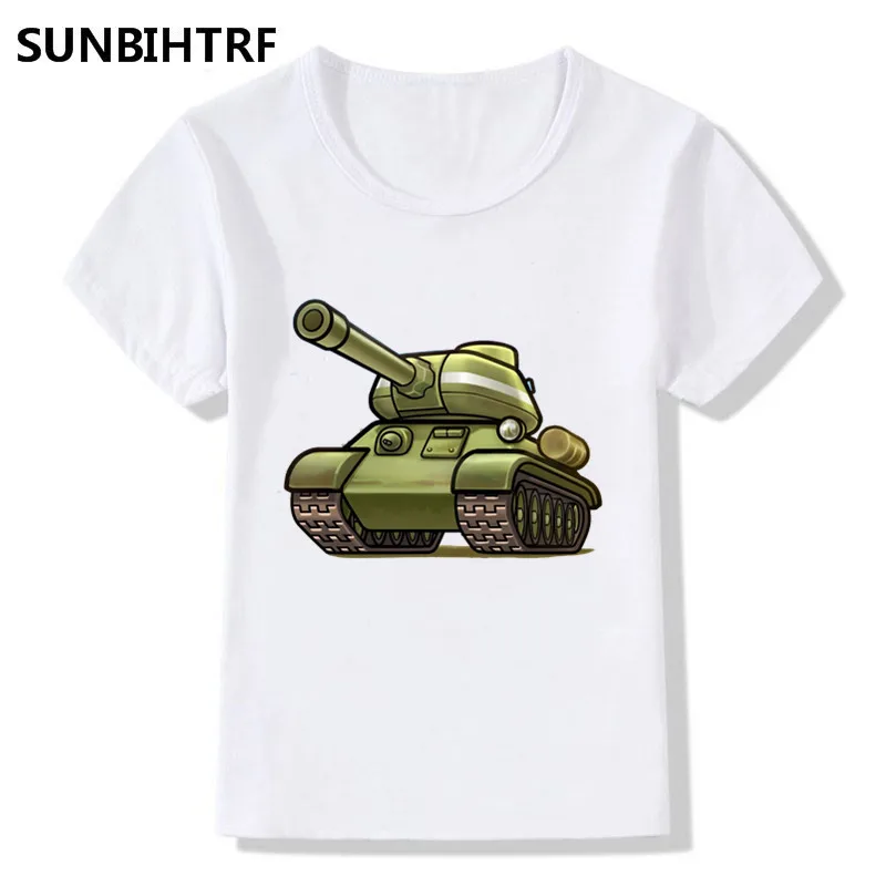 

2018 Summer Children Print Green Tank Funny White T-shirt Big Girls Boys O-Neck T Shirt Kids Short Sleeve Clothing