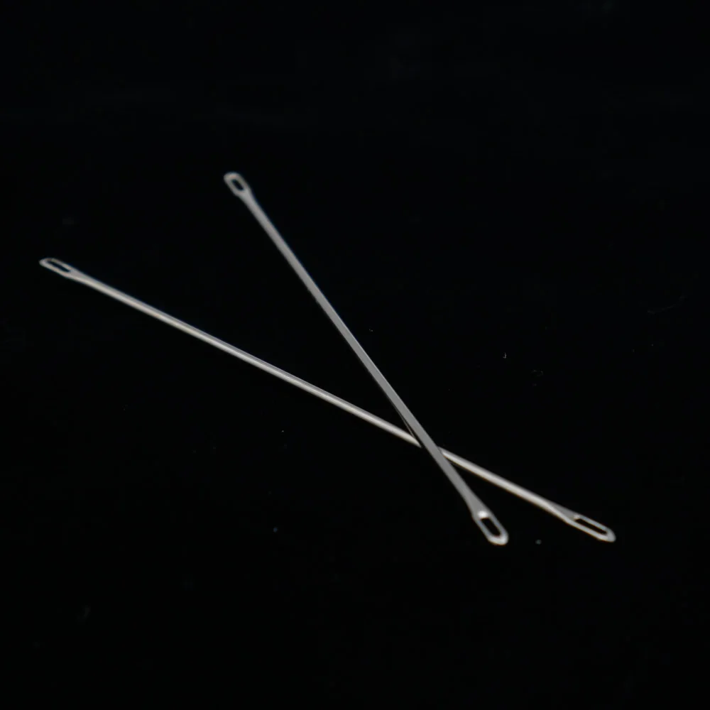 2Pcs/set Double Eyed Needle for Brother Knitting Machine Home DIY