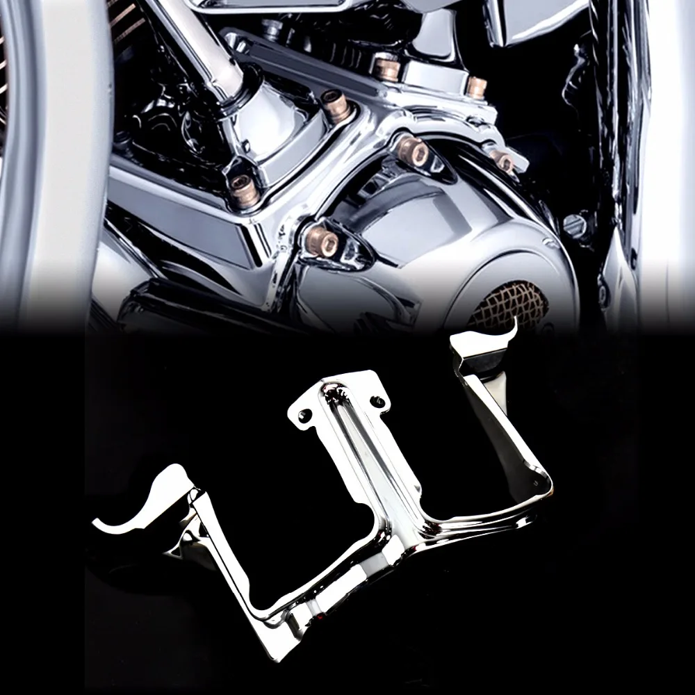 ChromeTappetLifterBlockAccentCoverForHarleyTouringStreetGlide