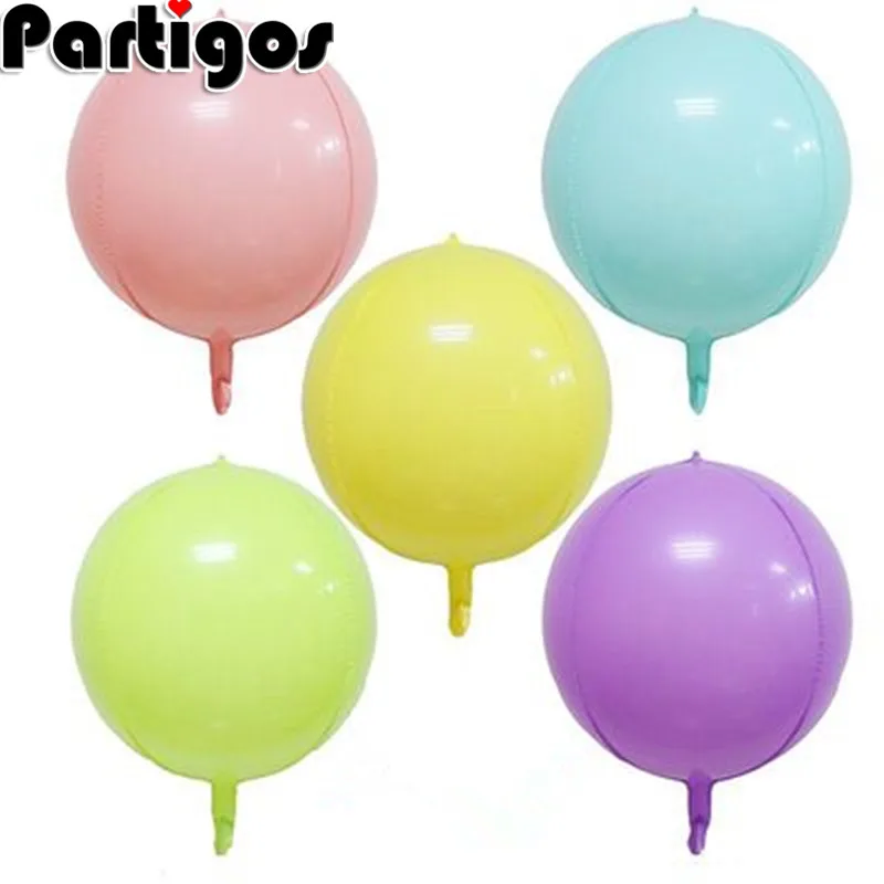 

20pcs 10inch 4D macaron balloon candy color creative birthday party arrangement arches balloon decoration wedding supplies