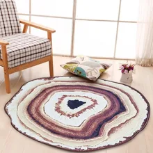 Деревенский стиль Многоразовые кольца с символом Древа Жизни деревянные ковры и маленькие коврики в полоску фиолетовый синий озеро коврики для гостиной Дети игровой области Ковер