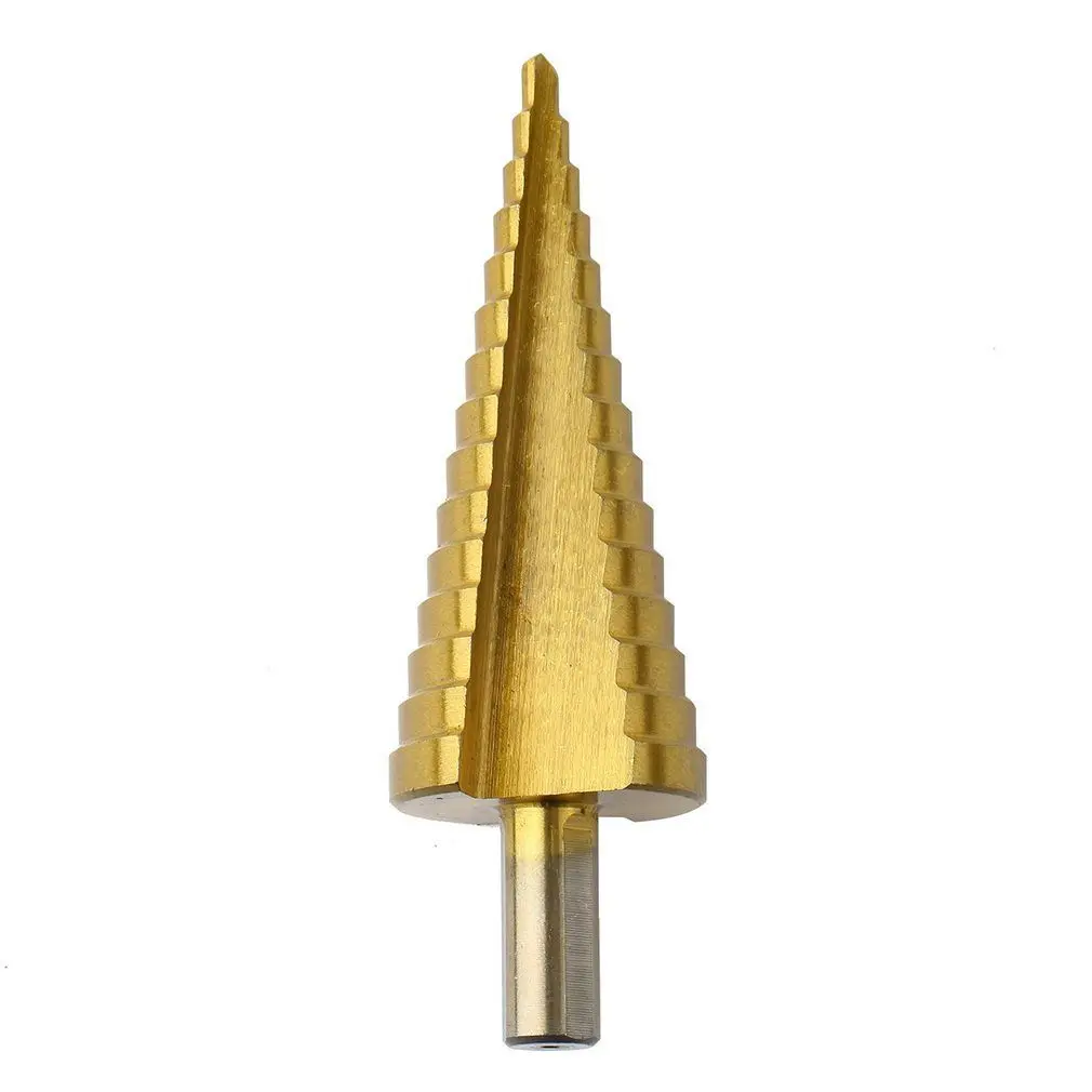 Power tool hand accessories drill aiguille 3PC HSS high-speed steel Step Cone Bit Set Titanium Metric Hole Cutter 4-12/20/32mm Power tool hand accessories drill aiguille 3PC HSS high-speed steel Step Cone Bit Set Titanium Metric Hole Cutter 4-12/20/32mm