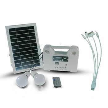 

TAMPROAD Solar Generator 6w Solar Home System Solar Kit Mini Solar System for Garage Workshop Corridor Garden Gazebo Emergency