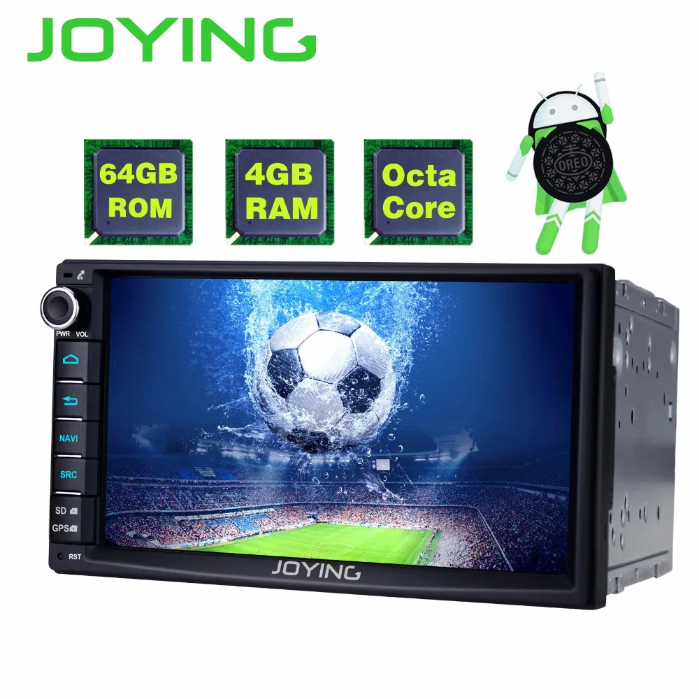 JOYING Neueste 2 Din 7 Android 8.1 Auto autoradio head unit GPS stereo Radio mit Oktober core 4 gb RAM 64 gb Carplay Android auto DSP Kaufen