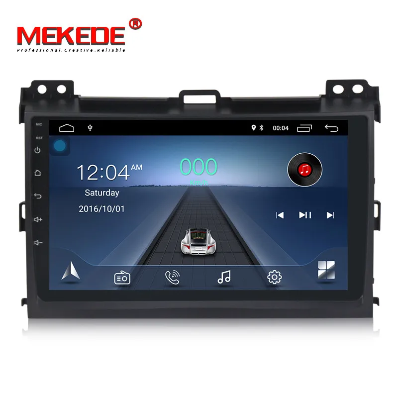 MEKEDE Android 8 1 автомобильный dvd 2 din мультимедийный плеер для Toyota Prado 120 Land Cruiser 2004 2009